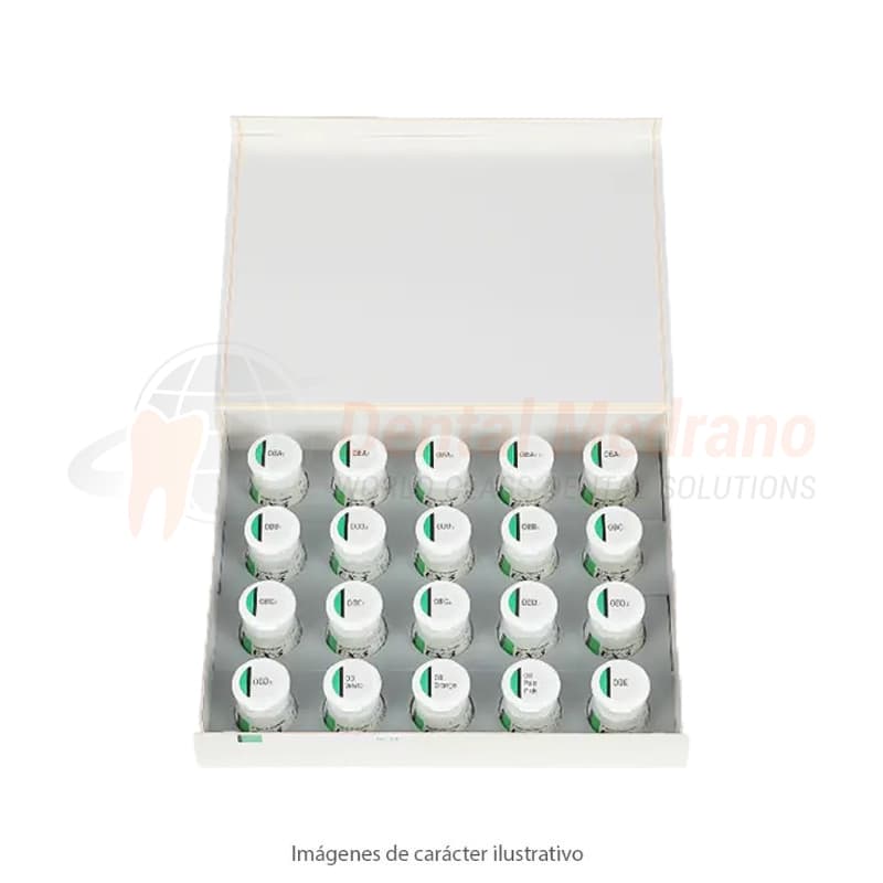 PORCELANA EX3 KIT OPACIOUS BODY 20COL+GUIA