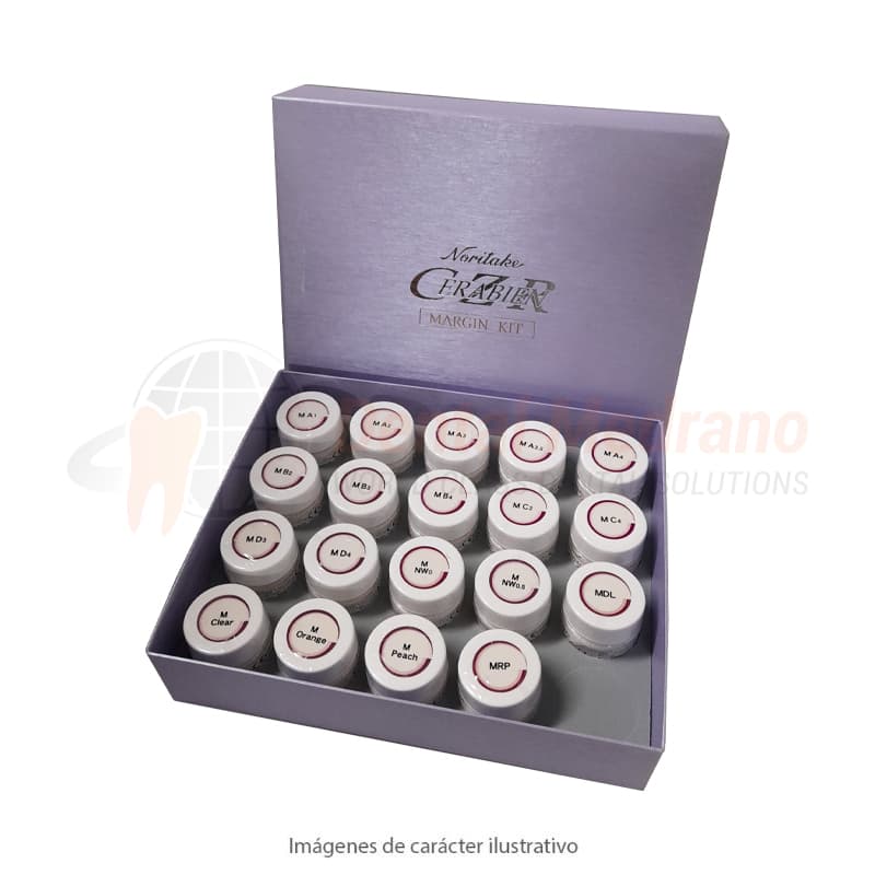 PORCELANA CZR MARGIN KIT 19 Frascos
