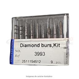 Diamante FG KIT Fresero x9 para Carillas-Veener