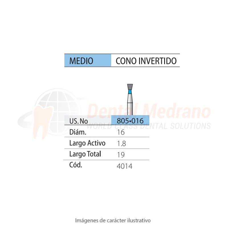 DIAMANTE FG 805/016 Cono Invertido- Anillo Azul
