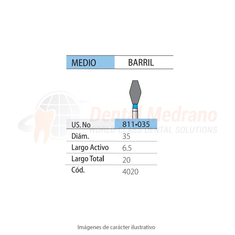 DIAMANTE FG 811/035 Barril- Anillo Azul