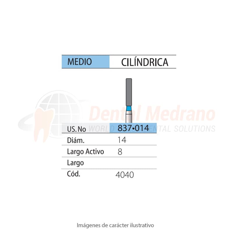 DIAMANTE FG 837/014 Cilindrica- Anillo Azul