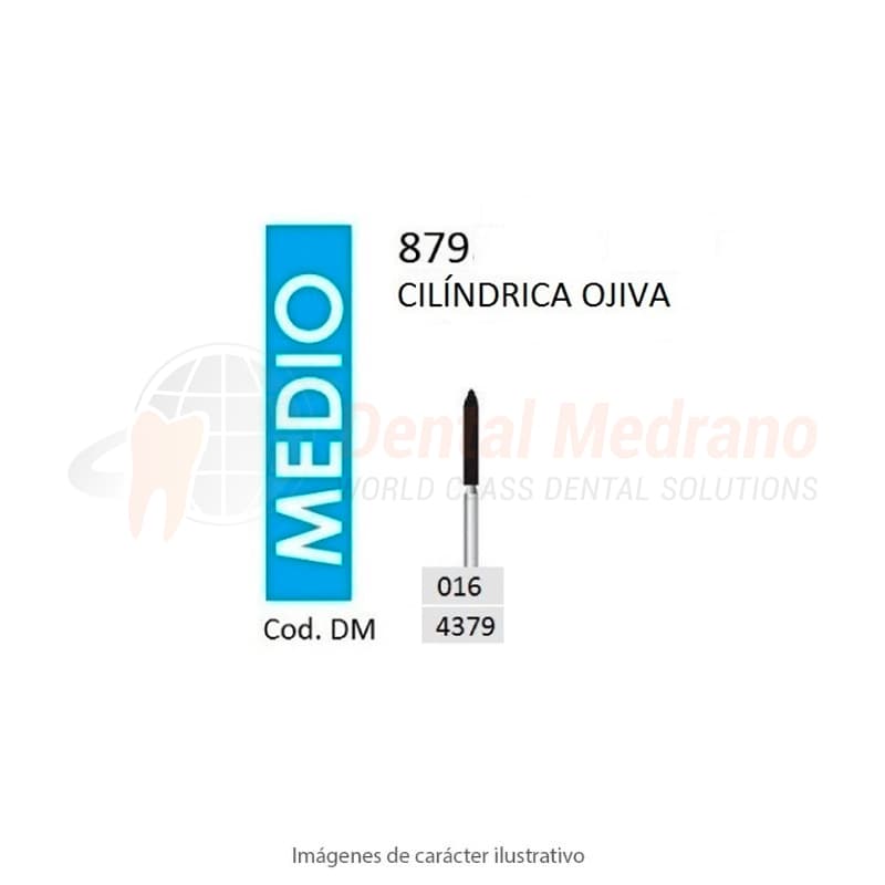 DIAMANTE FG 879/016 GRANO MEDIO-CILÍND.OJIVA OUTLE