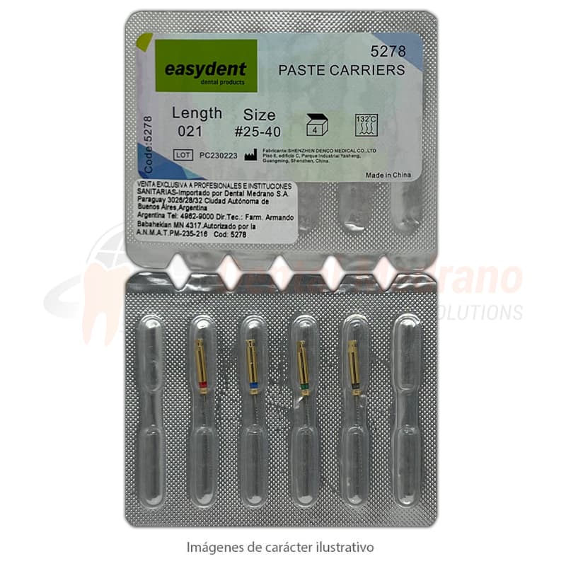 LENTULO RELLENADOR PASTA 25/40 25mm x4 – Easydent