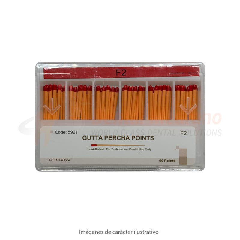 Conos GUTTA Pro Taper F2 x60 Easydent