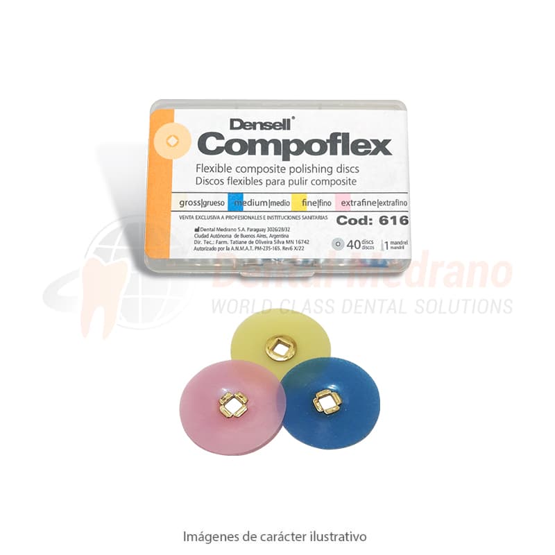 DISCOS COMPOFLEX SURTIDOS + MANDRIL