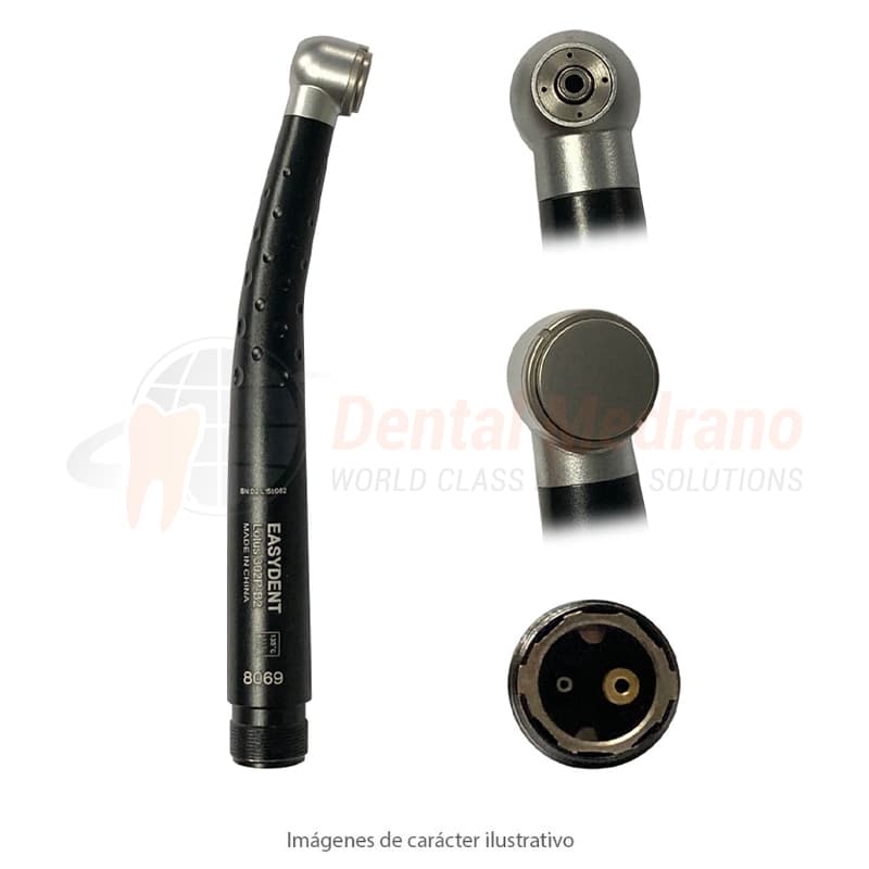 TURBINA Easydent 302P-B2 NEGRA Boton+triple spray