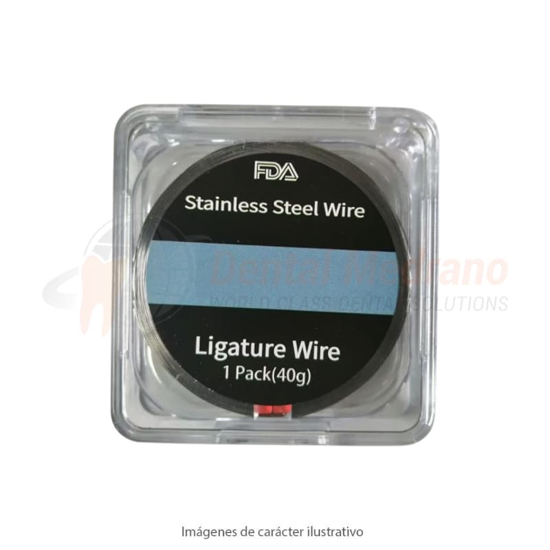Alambre Ligadura Ortodontica 0.20mm (0.008″) rollo