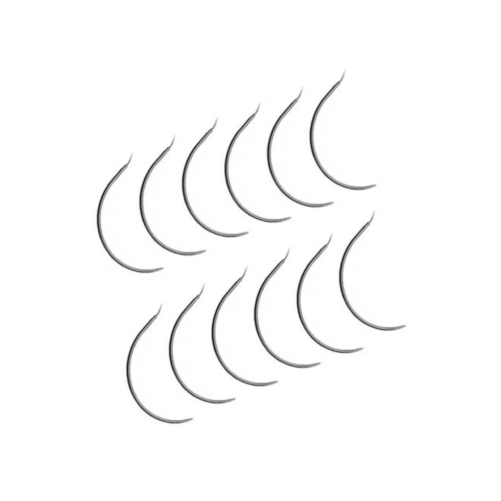 AGUJA DE SUTURA SIN HILO X UNIDAD