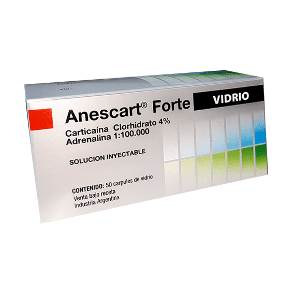 ANESTESIA ANESCART DE VIDRIO