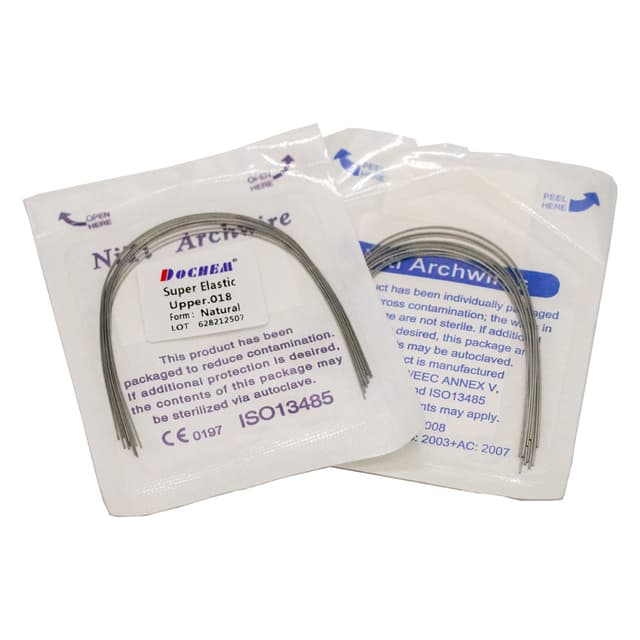 ARCO FLEXIBLE DE NITI RECTANGULAR x 1u