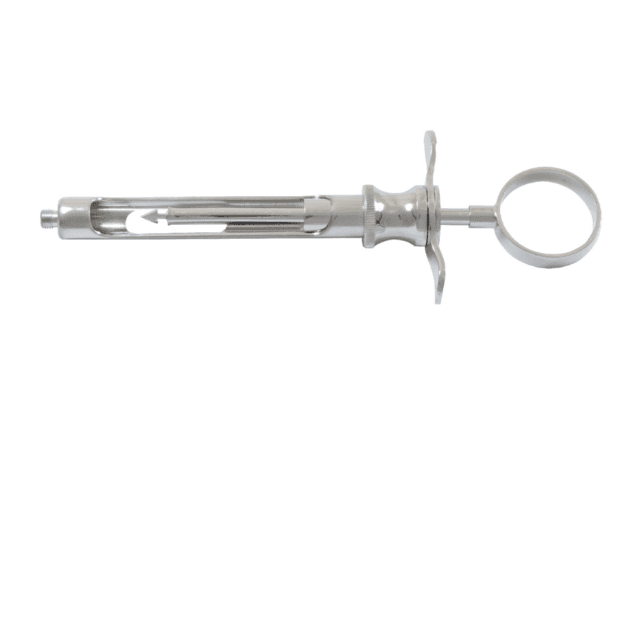 JERINGA CARPULE LATERAL CON ANILLO