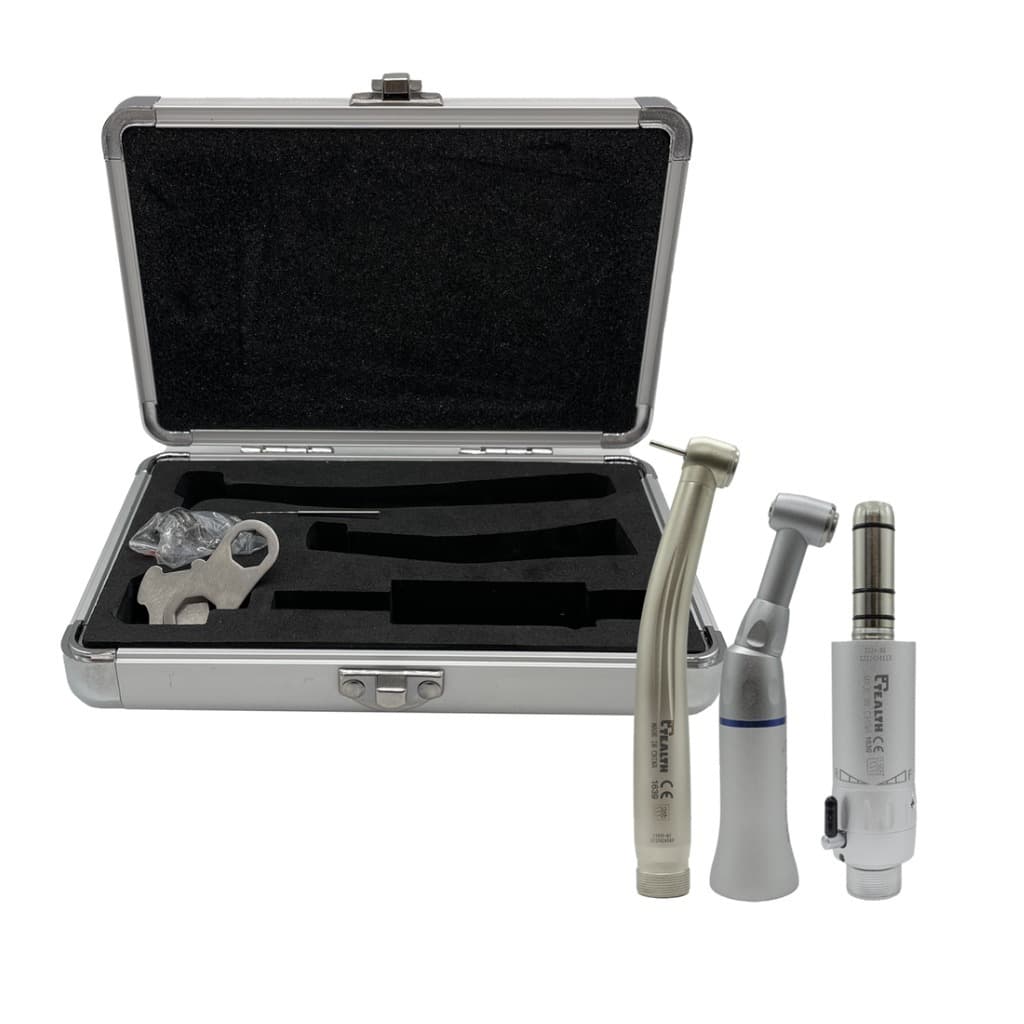 KIT ROTATORIO TURBINA PUSH + MICROMOTOR + CONTRA ANGULO PUSH