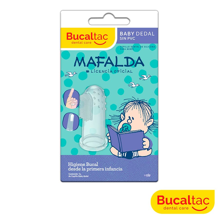 Bucal Tac Baby Dedal Mafalda p/Bebes Silicona
