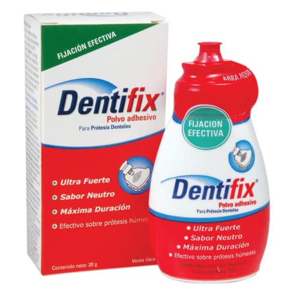 Dentifix Polvo Adhesivo p/ Prótesis dentales 20grs.