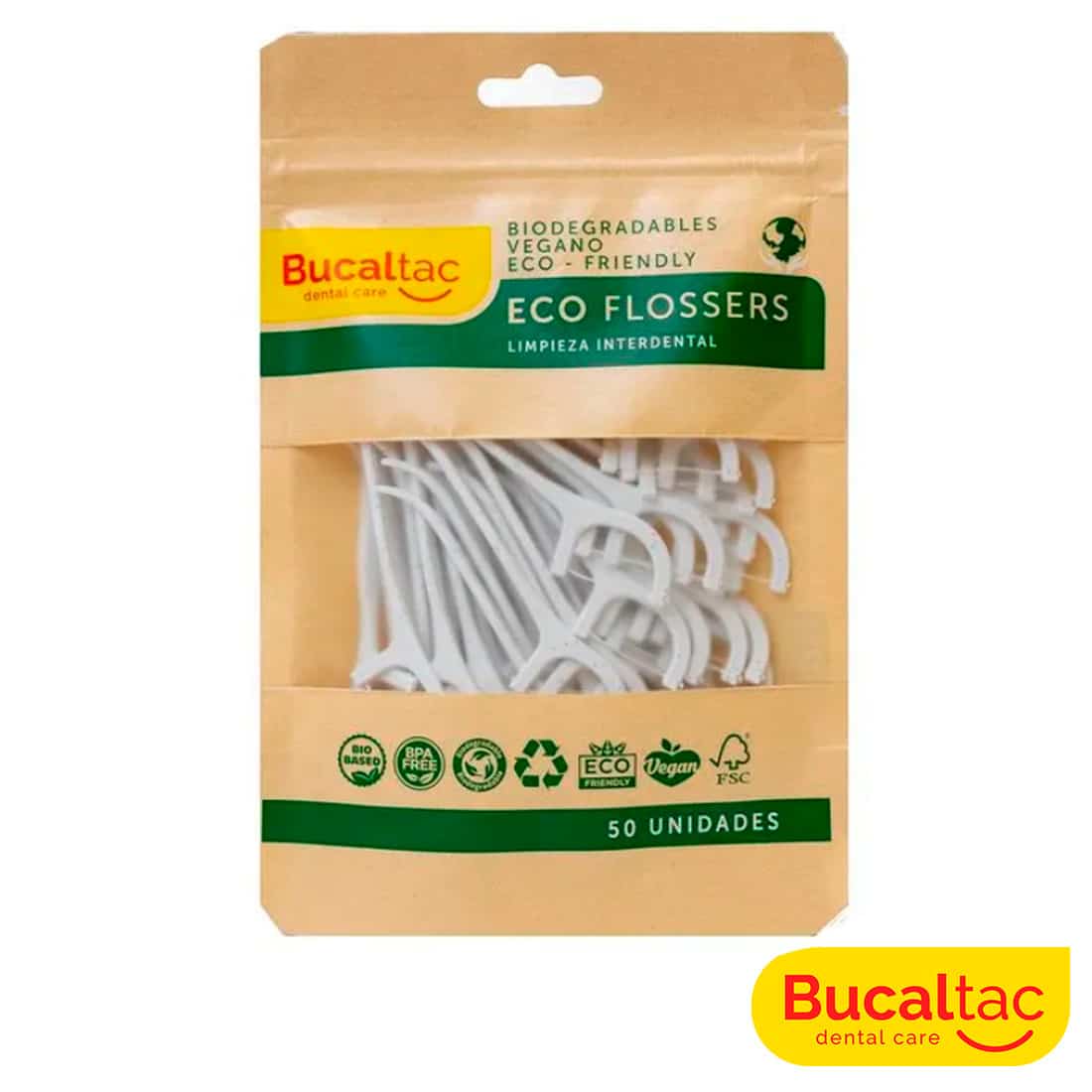 Bucal Tac Eco Flossers Picks 50u