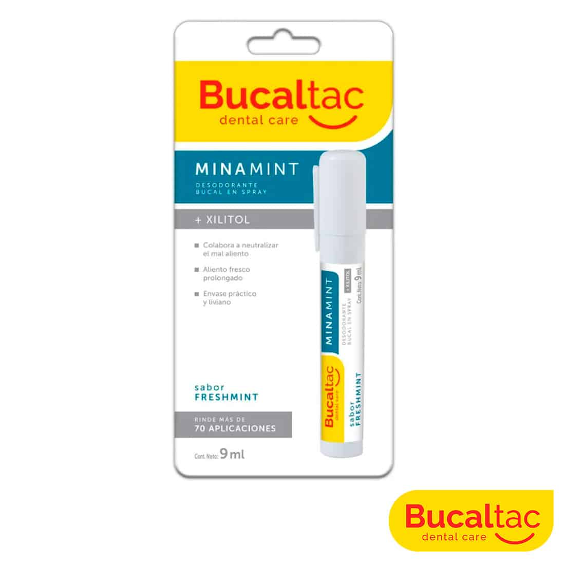 BUCALTAC Minamint – Desodorante Bucal Spray Freshmint 9 m