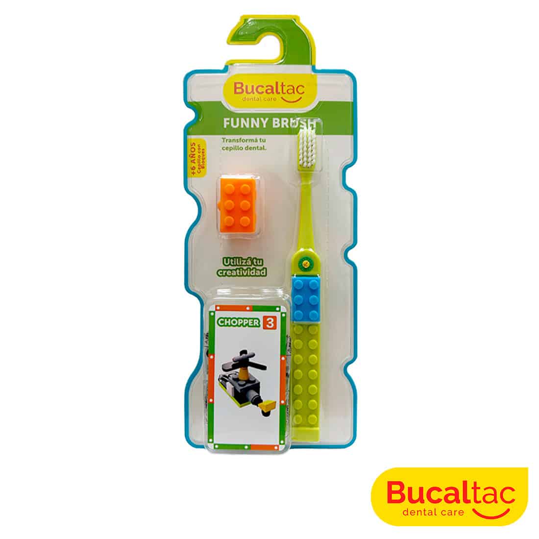 BUCAL TAC Cepillo Dental Funny Brush Niños +6 años