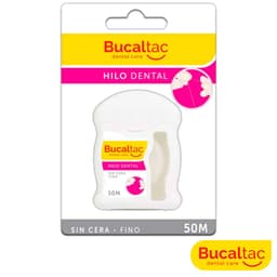Bucal Tac Hilo Dental sin Cera Fino 50 mts