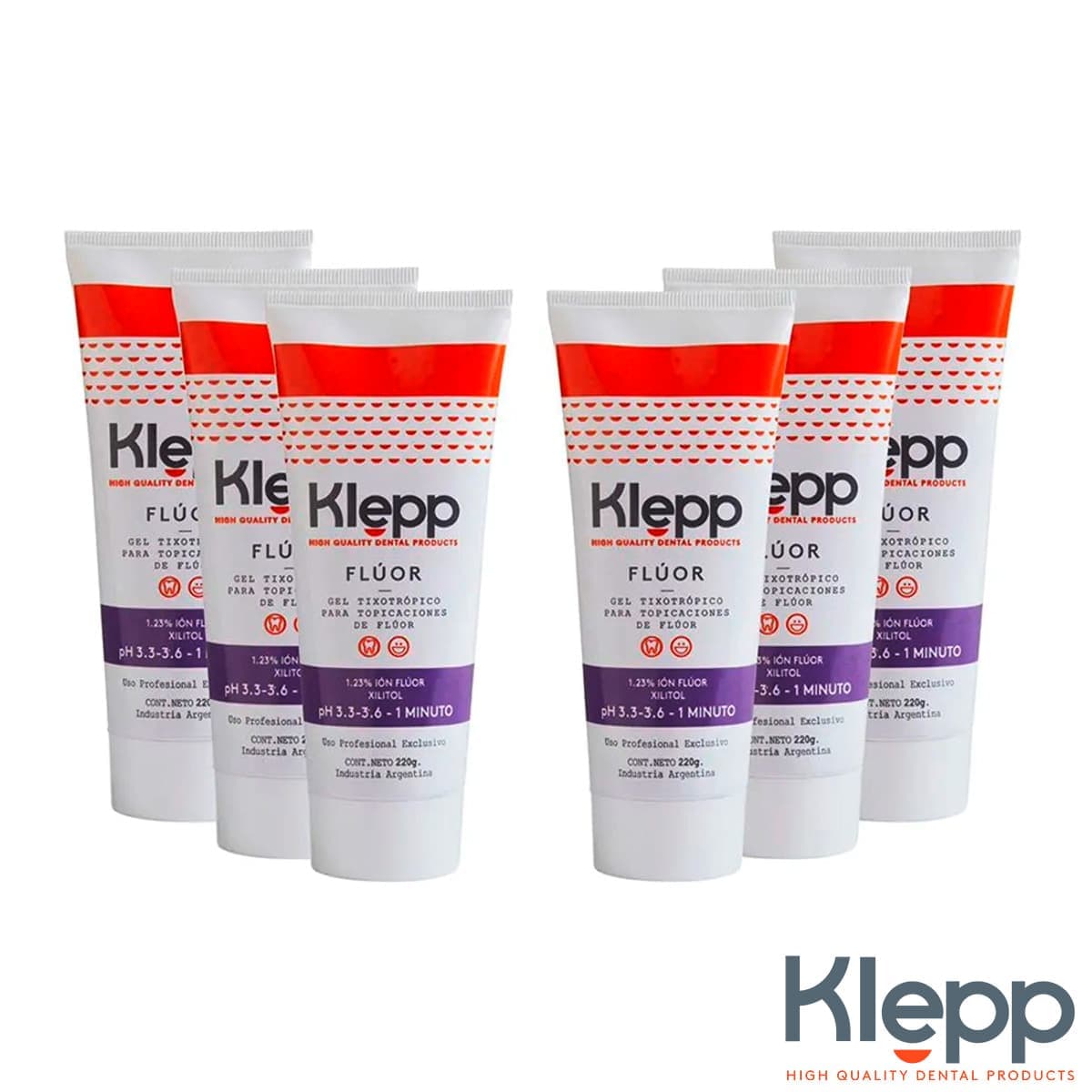Flúor Gel One Minute Klepp 220 g