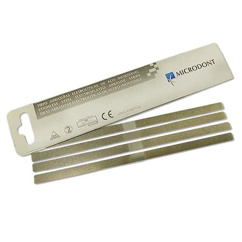 Tiras de Acero 4mm x 12u. Microdont