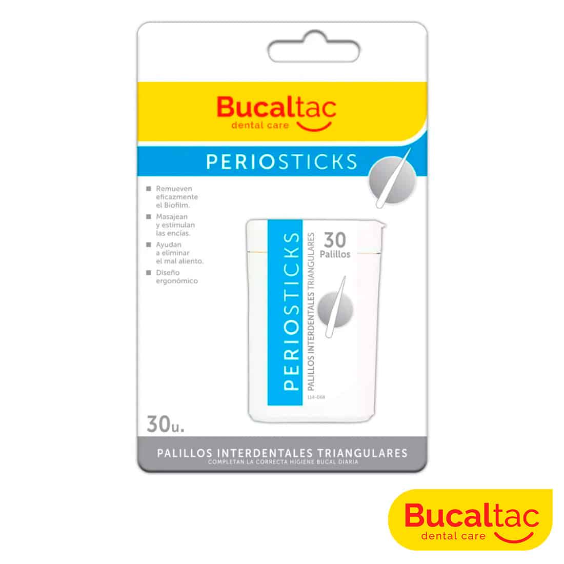 BUCAL TAC Periosticks Palillos Interdentales Triangulares 30 u.