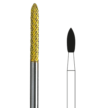 Fresa laboratorio tungsteno 1 unidad