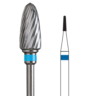 Fresa laboratorio tungsteno 1 unidad