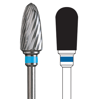 Fresa laboratorio tungsteno 1 unidad