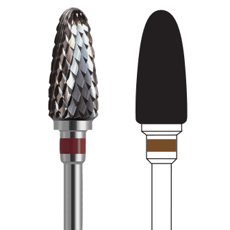 Fresa laboratorio tungsteno 1 unidad