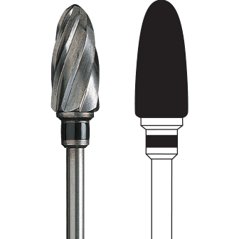 Fresa laboratorio tungsteno 1 unidad