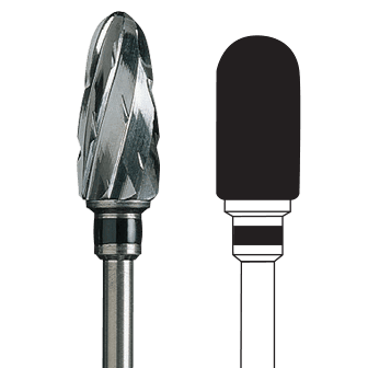 Fresa laboratorio tungsteno 1 unidad