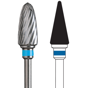 Fresa laboratorio tungsteno 1 unidad