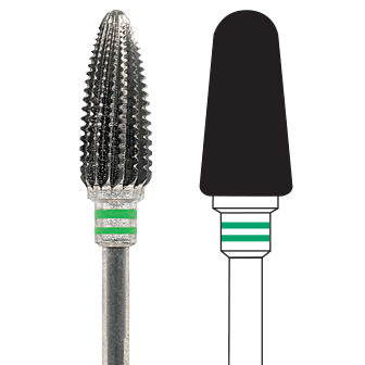 Fresa laboratorio tungsteno 1 unidad