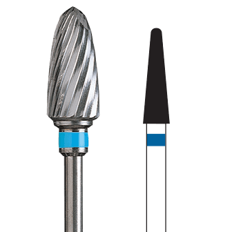 Fresa laboratorio tungsteno 1 unidad