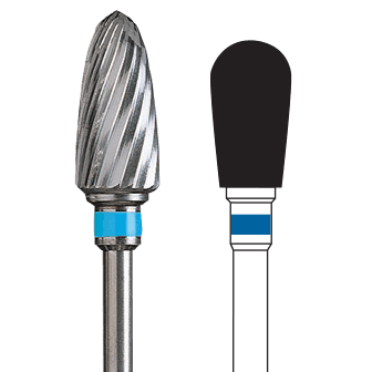 Fresa laboratorio tungsteno 1 unidad