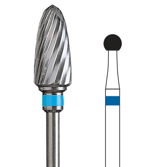 Fresa laboratorio tungsteno 1 unidad