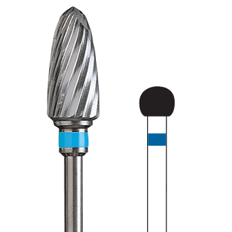 Fresa laboratorio tungsteno 1 unidad