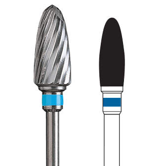 Fresa laboratorio tungsteno 1 unidad