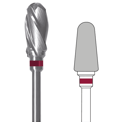 Fresa laboratorio tungsteno 1 unidad