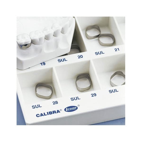 BANDAS LISAS ANATÓMICAS CALIBRA® SEGUNDOS MOLARES SUPERIORES (SUL) – 5/10 PIEZAS