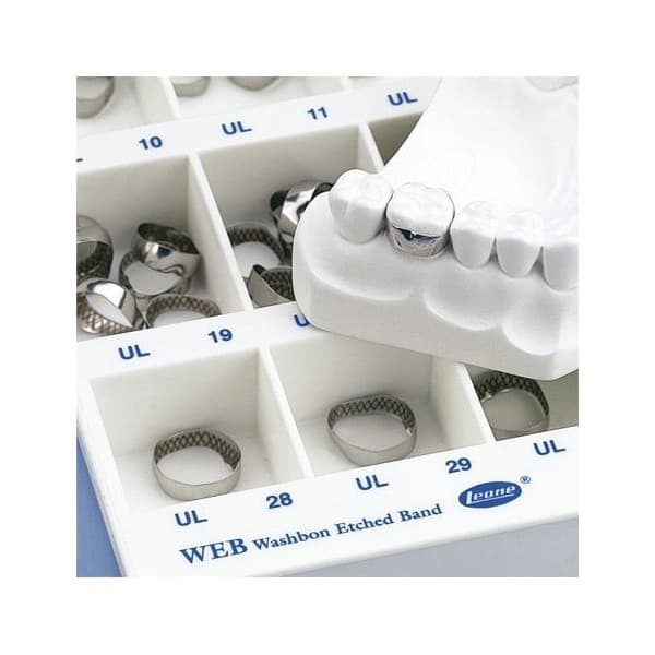 BANDAS LISAS ANATÓMICAS WEB PRIMEROS MOLARES INFERIORES (LR) 5/10 PIEZAS