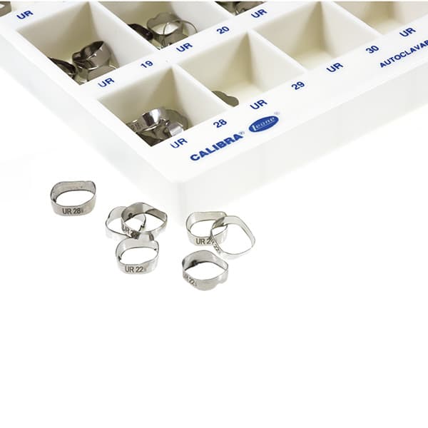 BANDAS LISAS ANATÓMICAS CALIBRA® PRIMEROS MOLARES SUPERIORES (UR) – 5/10 PIEZAS