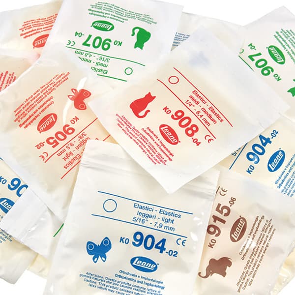 ELÁSTICOS INTRAORALES LIGEROS, MEDIANOS Y FUERTES/APLICADOR PARA ELÁSTICOS INTRAORALES