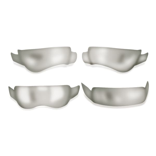 MATRICES ABOMBADAS DE ACERO INOX. – RESTAURACIONES POSTERIORES (0,03 mm – .0012″)