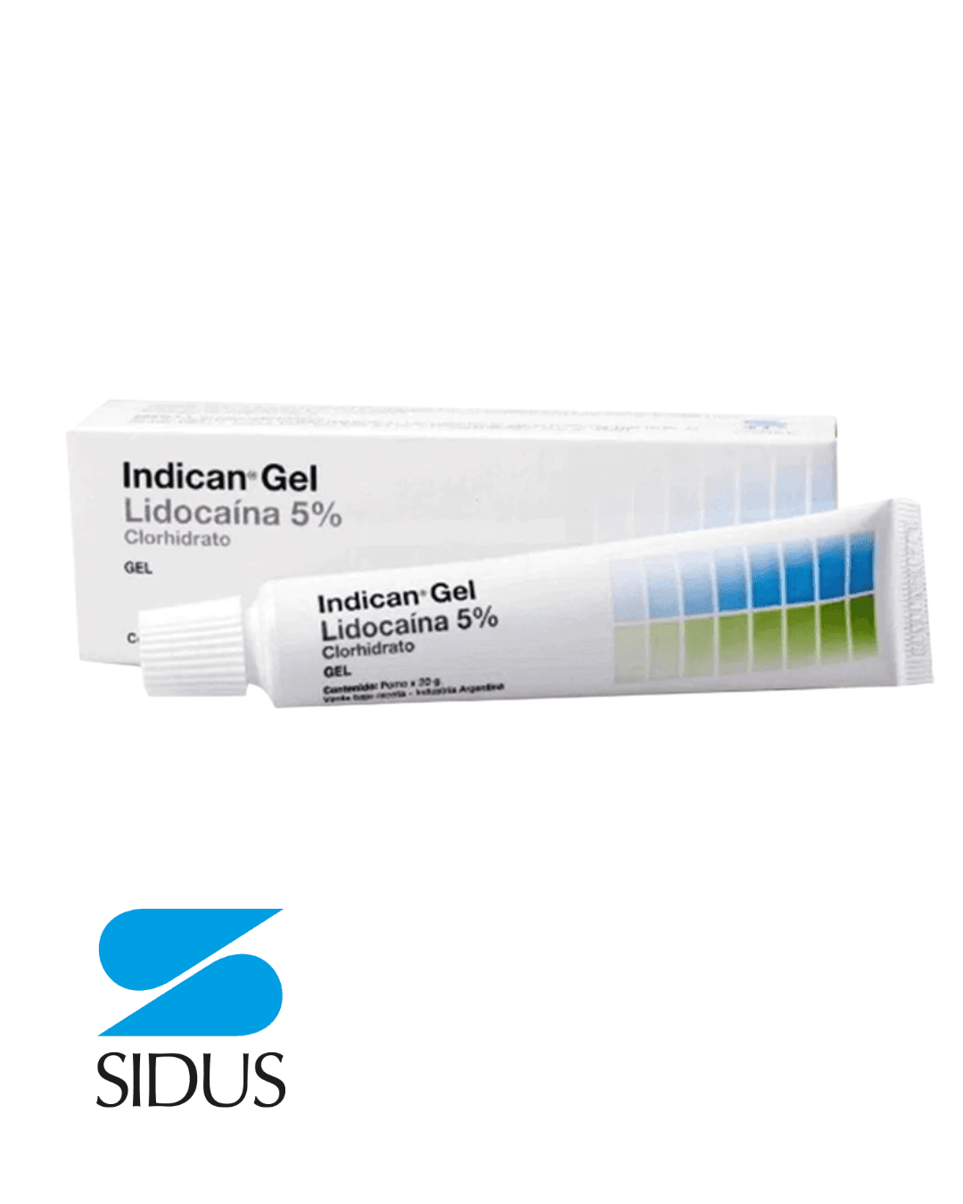 Anestesia Indican gel 5% pomo x20g