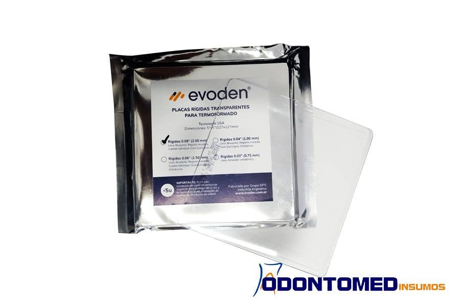 PLACA TERMOFORADO RIGIDA 0.8 x1