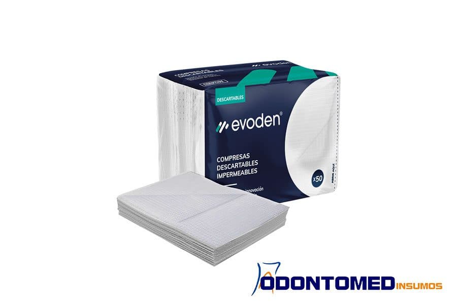 COMPRESAS DESCARTABLES EVODEN x 50