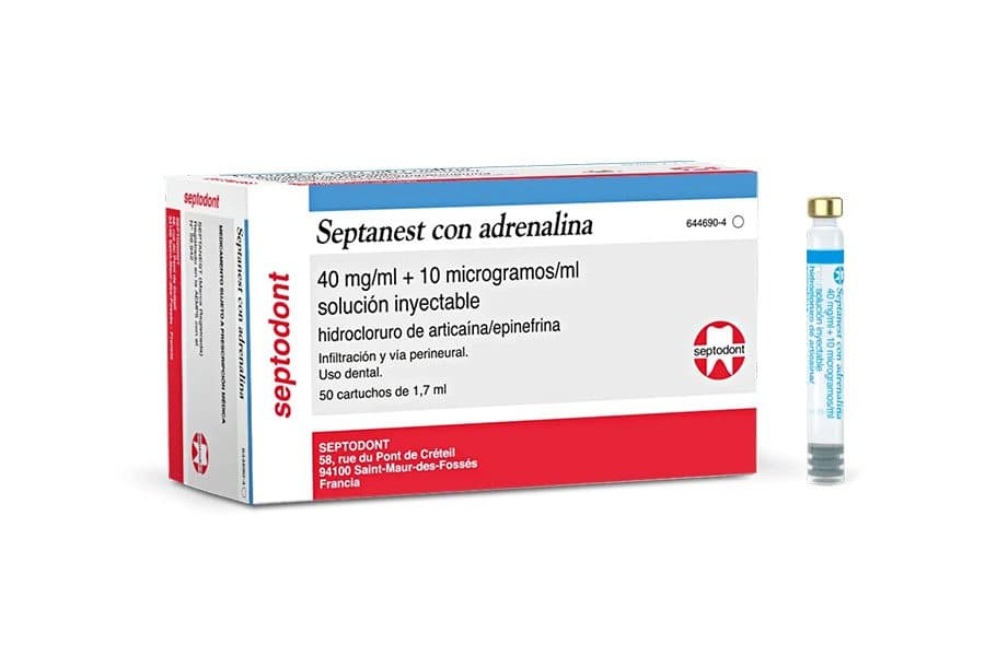 ANESTESIA SEPTANEST X50 AL 4%