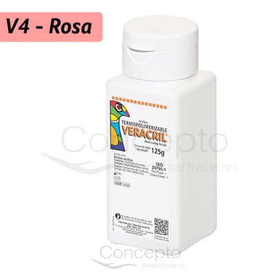 Acrilico Polimero Autocurado Rosa V4 Veracril X 125 Grs.